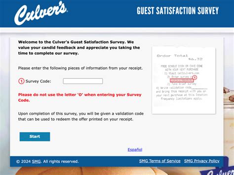 tellculvers com survey|Enter Tell Culvers Survey